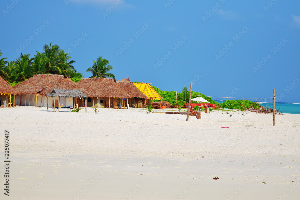 beautiful beach of island 