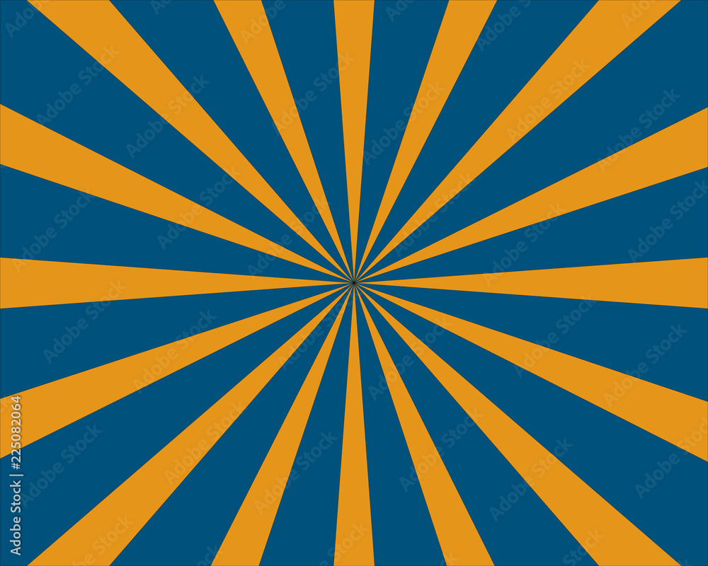 Fondo de estallido naranja y azul. Fondo de estallido naranja y azul.
