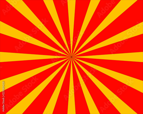 Fondo de estallido amarillo y rojo.