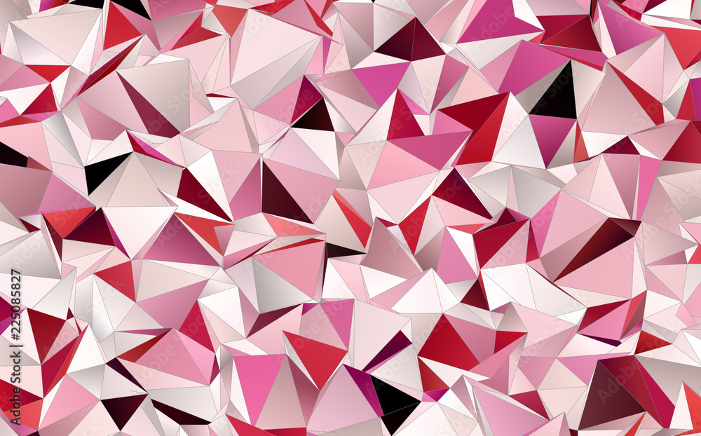 Obraz premium Triangular 3d, modern background