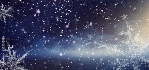 Winter, snow, background. A...