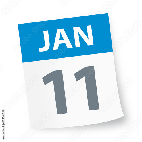 January 11 - Calendar Icon