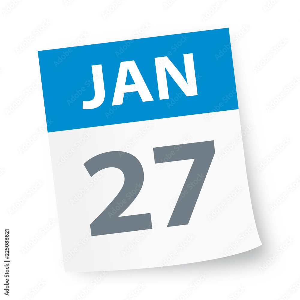 January 27 - Calendar Icon January 27 - Calendar Icon