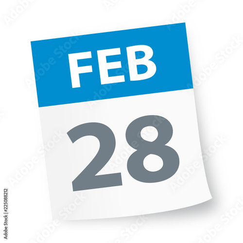 February 28 - Calendar Icon