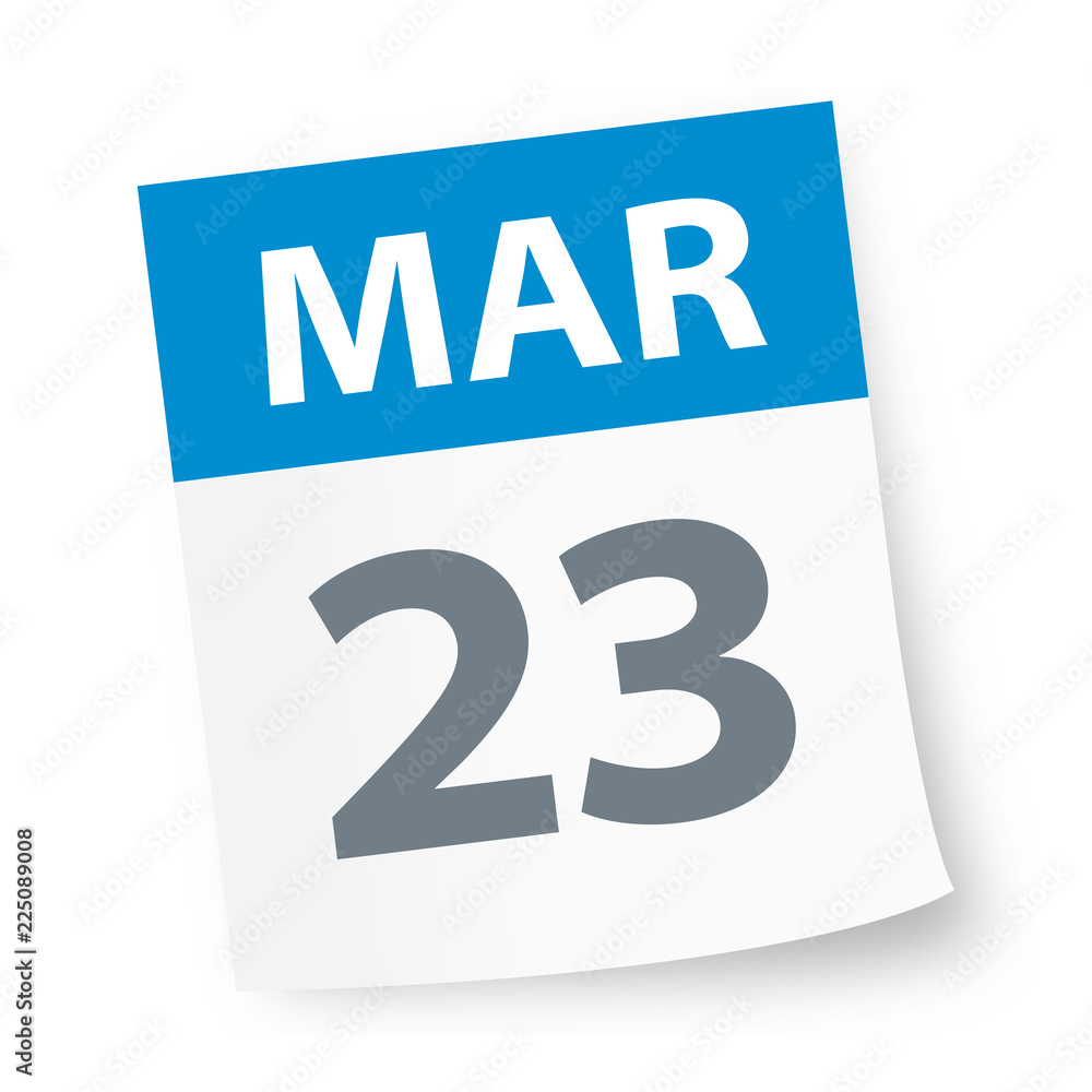 March 23 - Calendar Icon March 23 - Calendar Icon