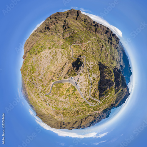 Masca Valley 360° Little Planet
