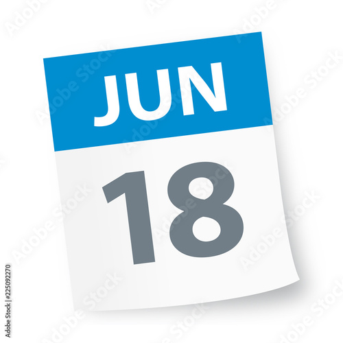 June 18 - Calendar Icon