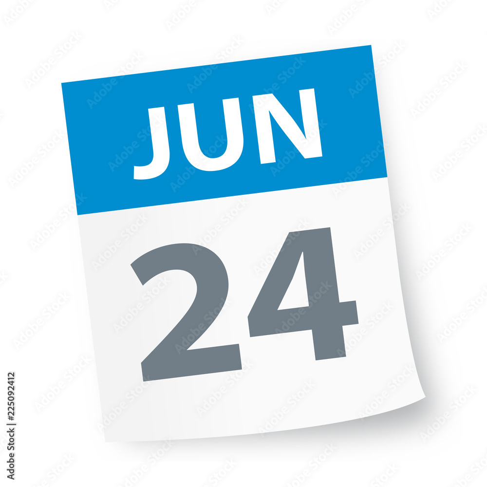 June 24 - Calendar Icon June 24 - Calendar Icon