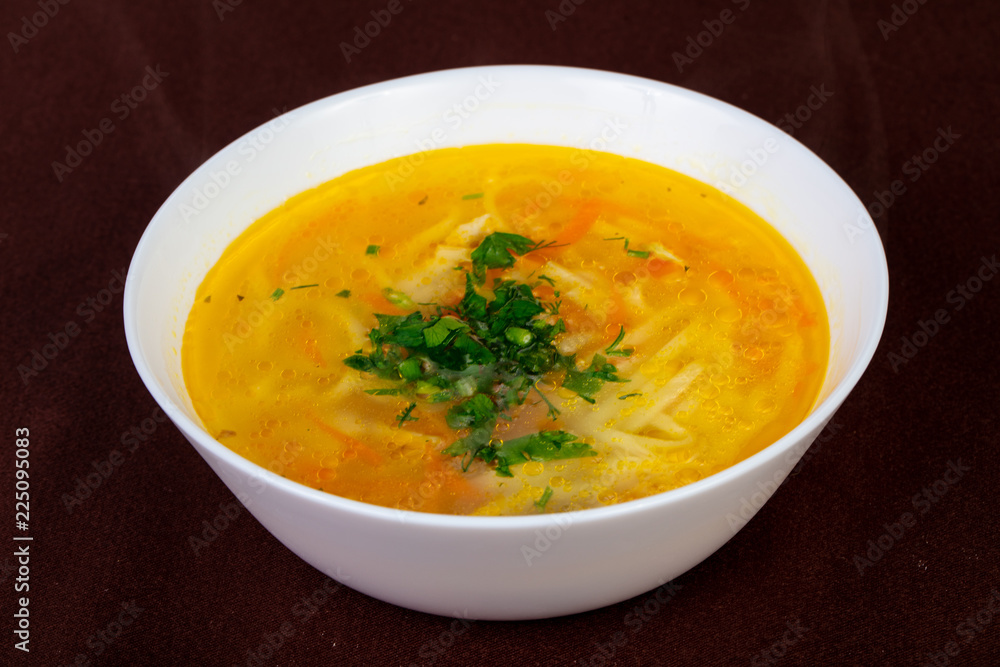 Chicken soup with noodle Chicken soup with noodle