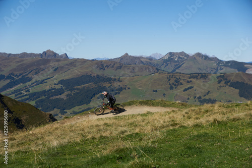 Mountainbike on the mountain