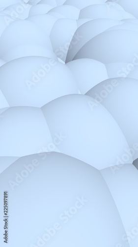 3d rendering picture of blue balls. Abstract wallpaper and background. 3D illustration © Plastic man
