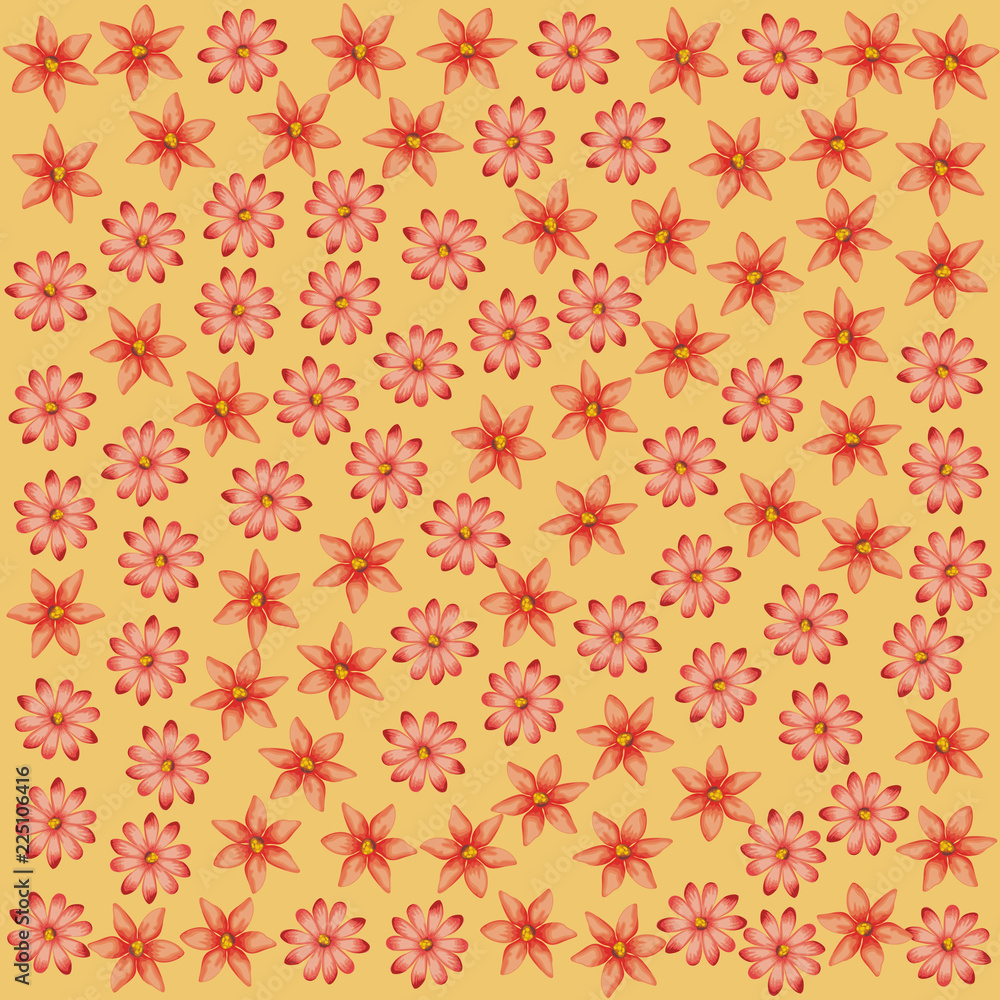 cute flowers pattern background cute flowers pattern background