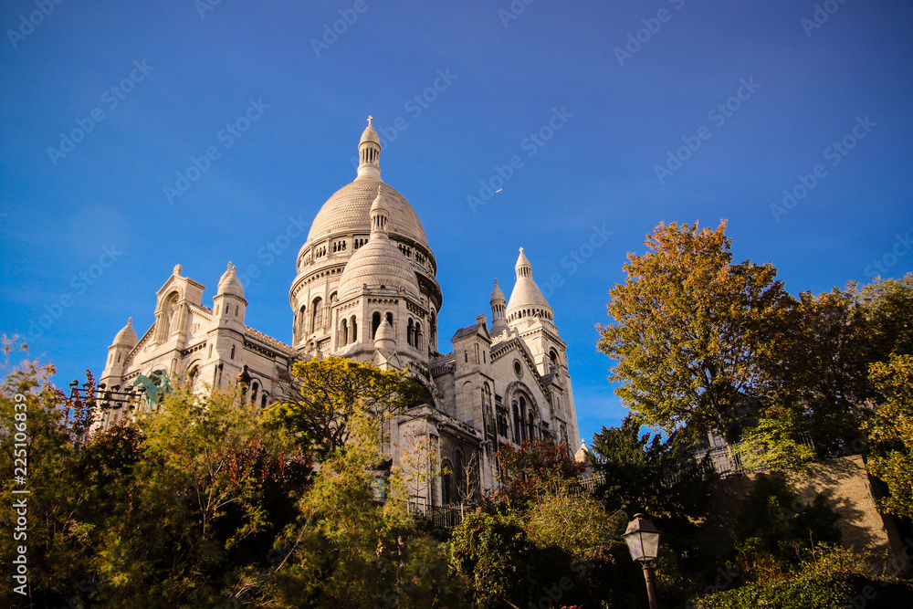 Sacre Coeur Paris at Montartre in France