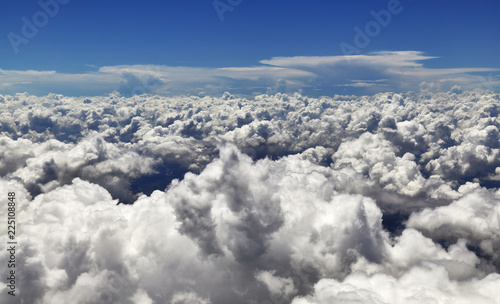 Fototapeta Naklejka Na Ścianę i Meble -  Aerial view of Clouds in the Sky