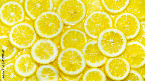 Fresh Lemon Slice Background – Vibrant and Juicy Design for Food Themes