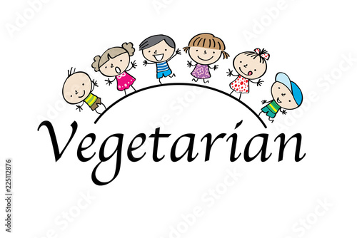 vegetables icon vector drawing family