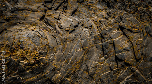 dark rocks  background - black rock stone texture