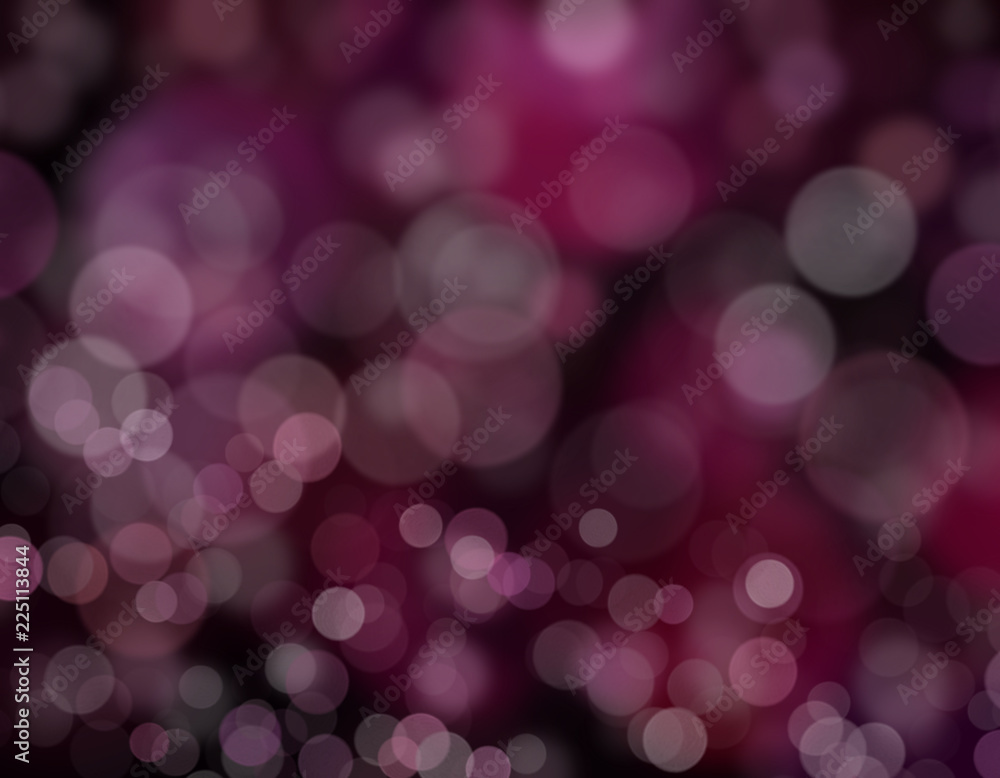 Dark Pink and Purple Bokeh Background