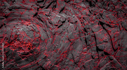 black and red rocks - rock stone background photo