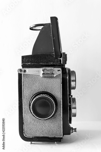 Vintage Film Camera 120mm Manual Rear Right View photo