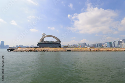 a kai tak cruise with HK Victoria Harbour photo