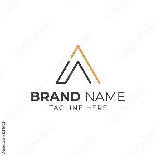 Monoline Letter S A Logo