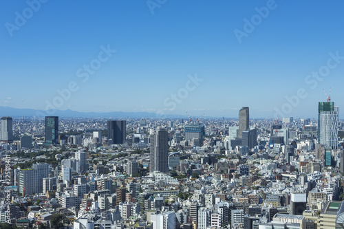 cityscape of tokyo shinjyuku shibuya meguro