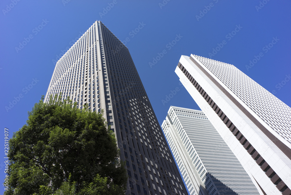 view of highrise buildings st west shinjyuku tokyo