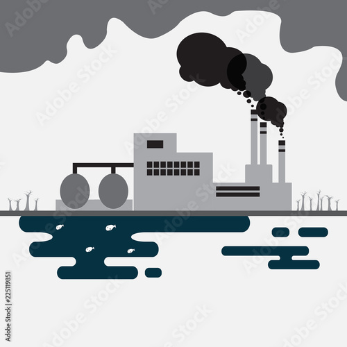 Environmental problem from industrial plants