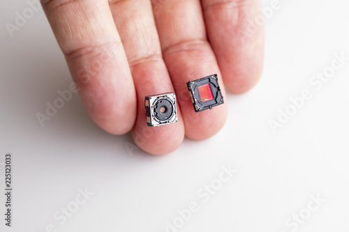 Small Digital camera lens and CCD on finger