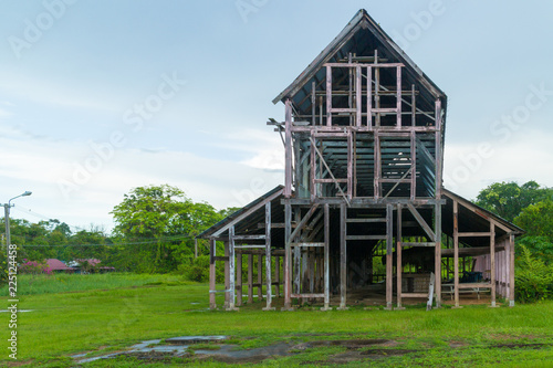 Dutch barn at Peperpot in Surinam photo