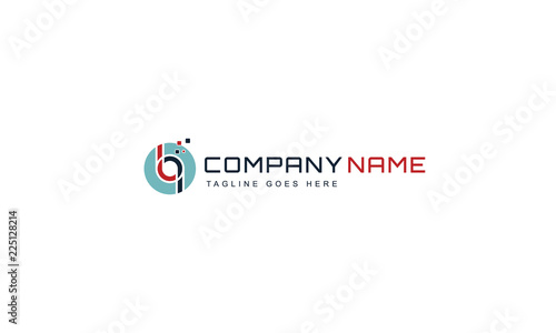 Blockchain vector logo image