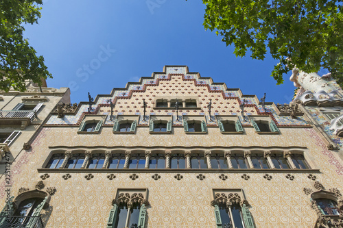 The Casa Ametller, a modernist building designed by  Josep Puig i Cadafalch in Barcelona, Spain photo