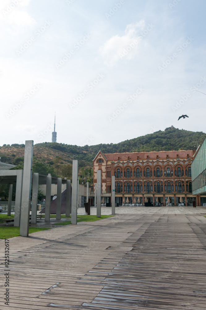 Cosmo Caixa, a science museum located in Barcelona, Catalonia, Spain. Cosmo Caixa, a science museum located in Barcelona, Catalonia, Spain.