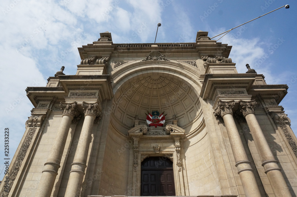 Obraz premium ペルーの旧市街の建物