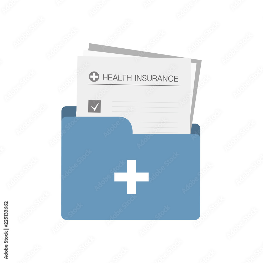 Papers, files, official documents, contracts in folder vector illustration Papers, files, official documents, contracts in folder vector illustration