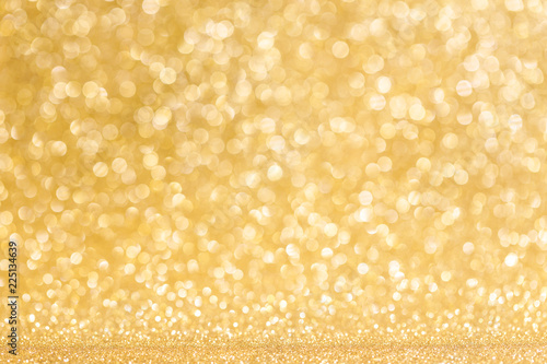 Fotografi Gold defocused glitter background