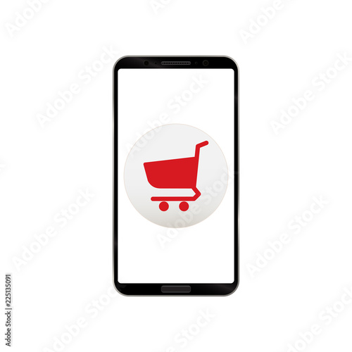 Online shopping vector