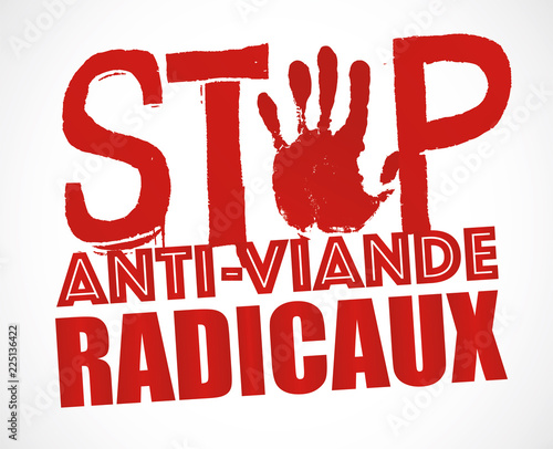 stop aux anti-viande radicaux