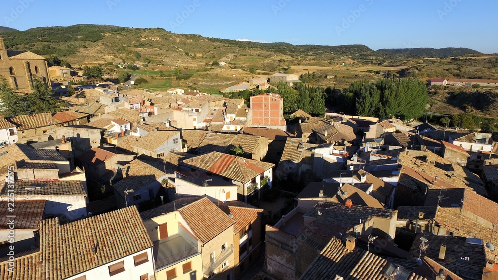 Luesia a vista de pájaro