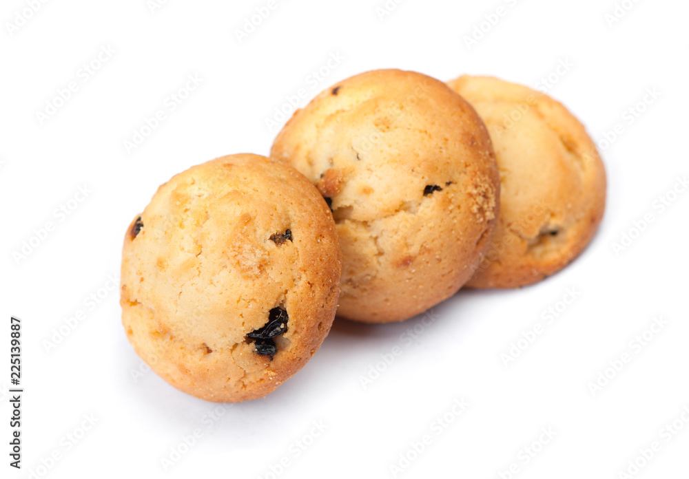 Fototapeta premium Group of cookies with raisins