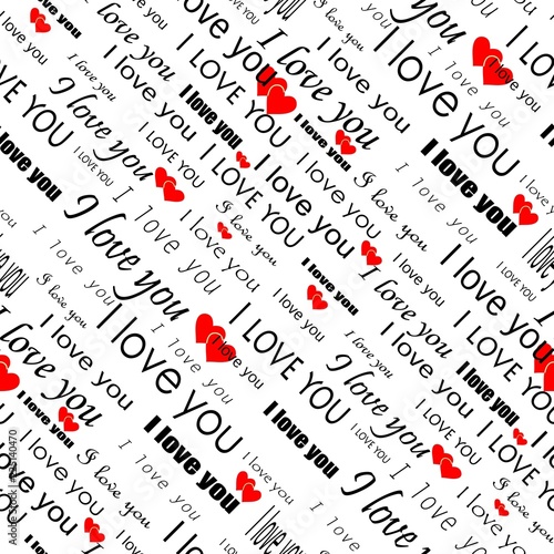 Seamless valentine pattern
