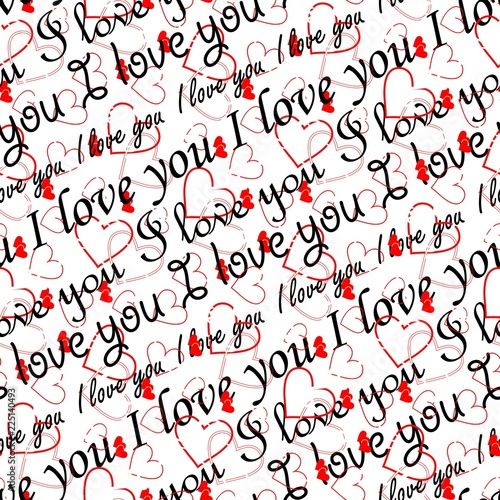 Seamless valentine pattern