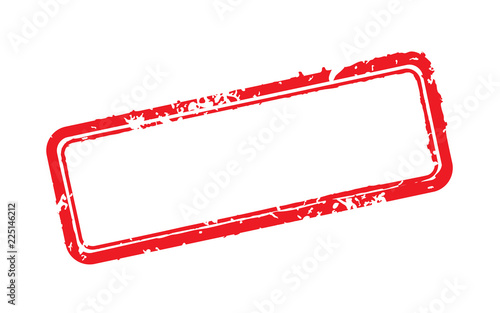 Vector illustration frame of rubber stamp
