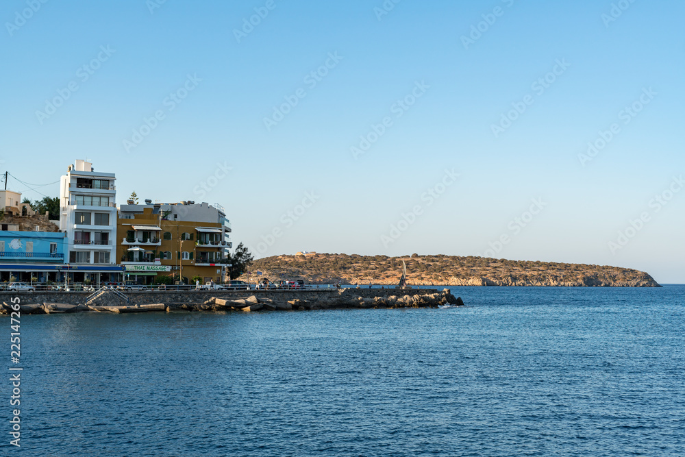 view of port of agios nikolaos