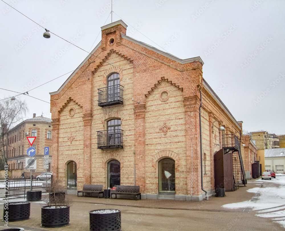 Obraz premium storage building in Riga