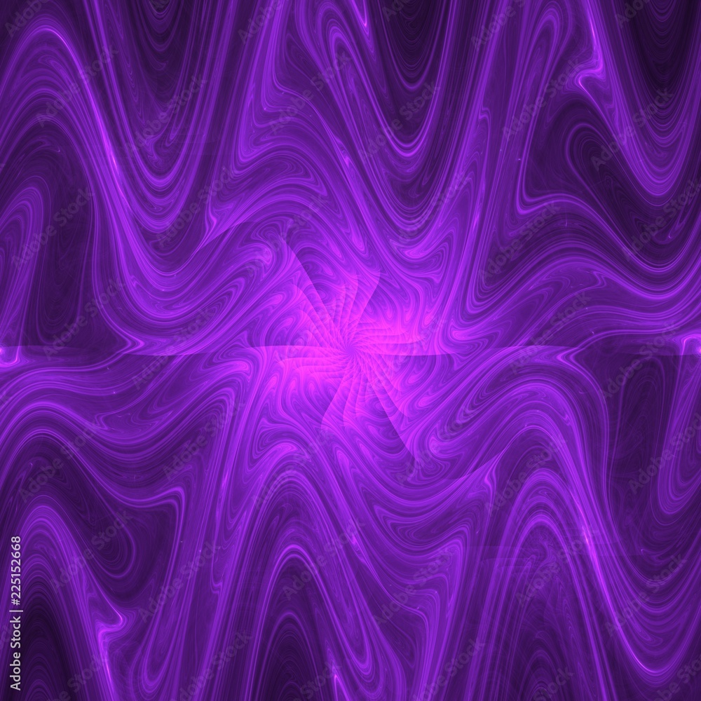 Fototapeta premium Purple Energy Floating and Flowing