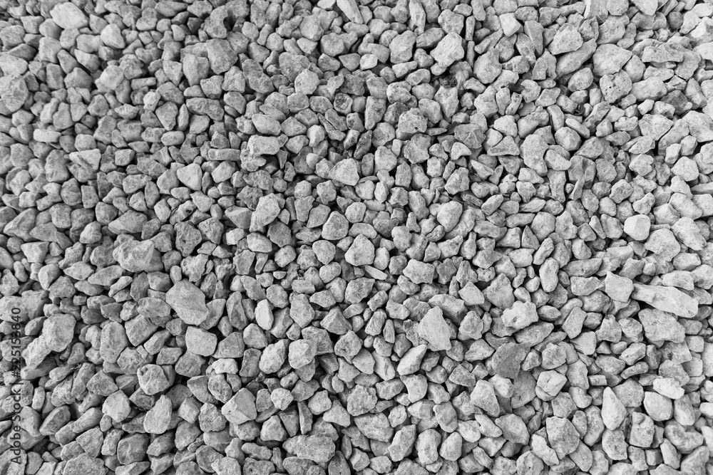 Building gravel stones as an abstract background Building gravel stones as an abstract background