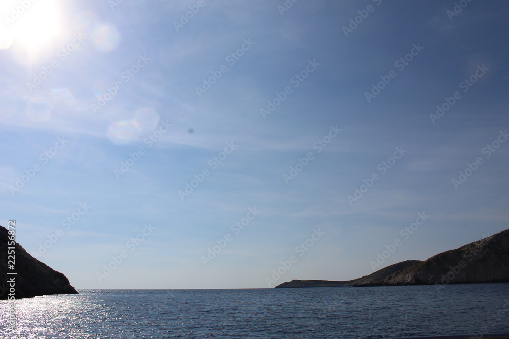 sea coast and sky 