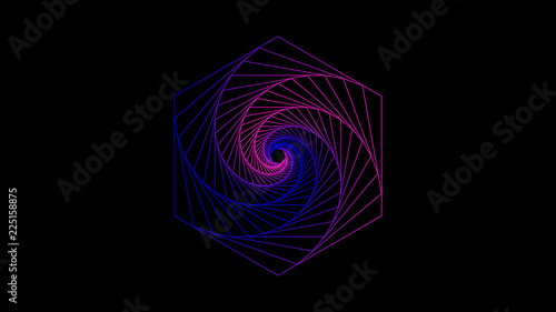 Spiral vector background 